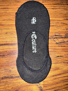 Juicy Couture Black No-Show Socks New C1.FR.2.1.B1